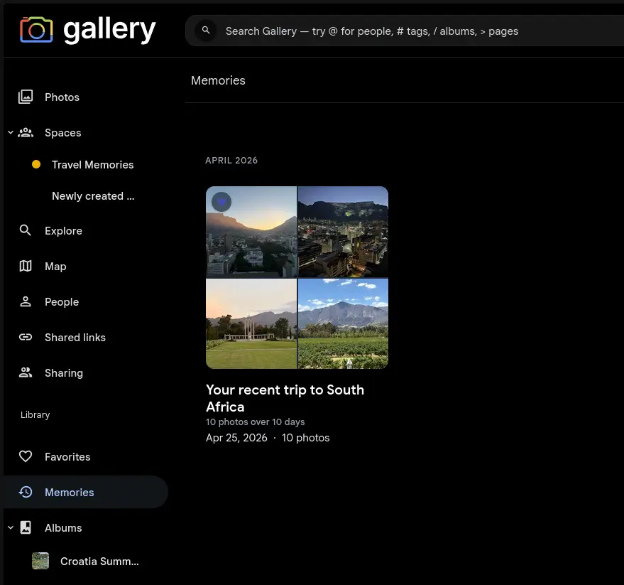 Memories Archive screenshot