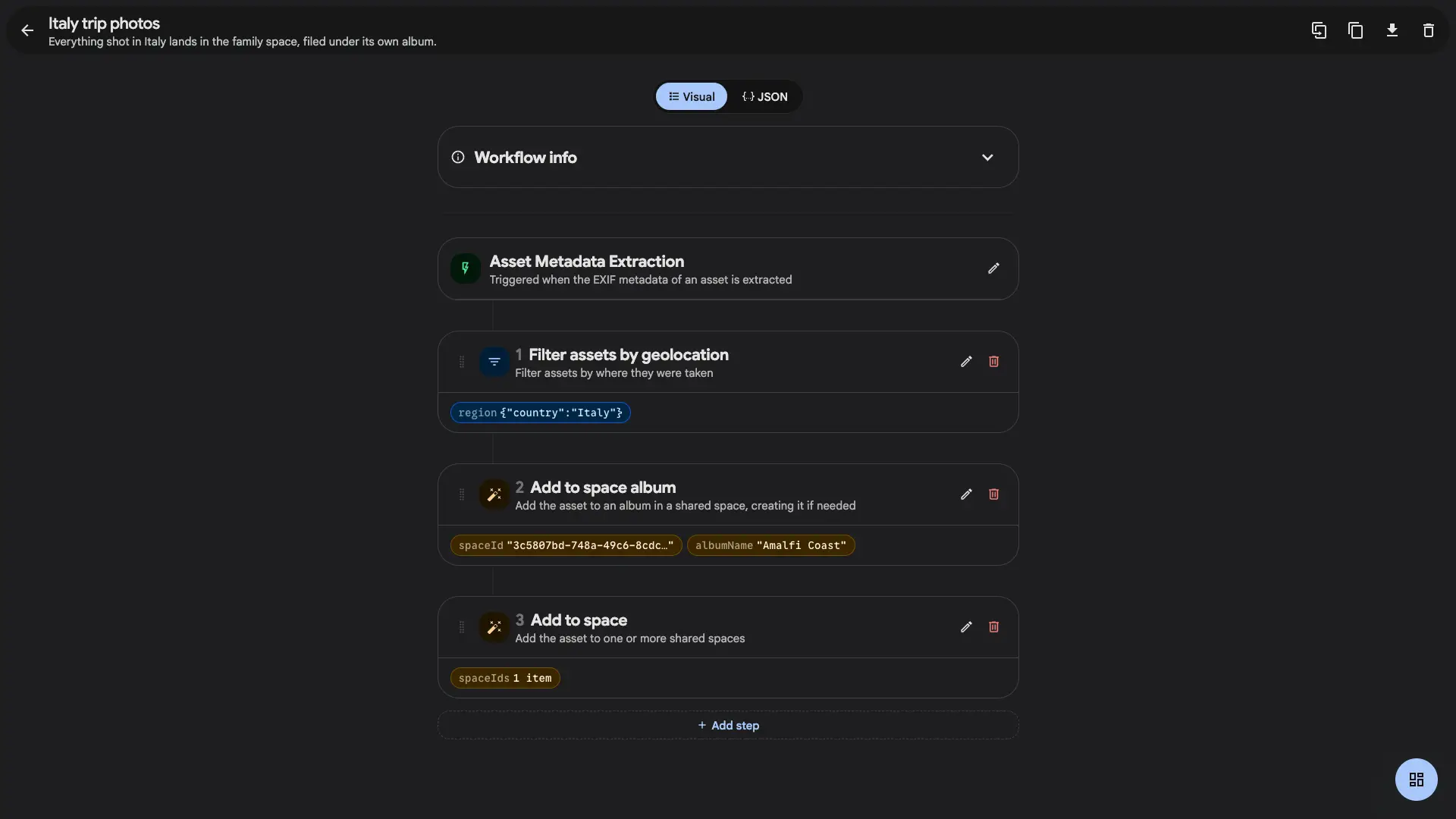 Workflows for Shared Spaces