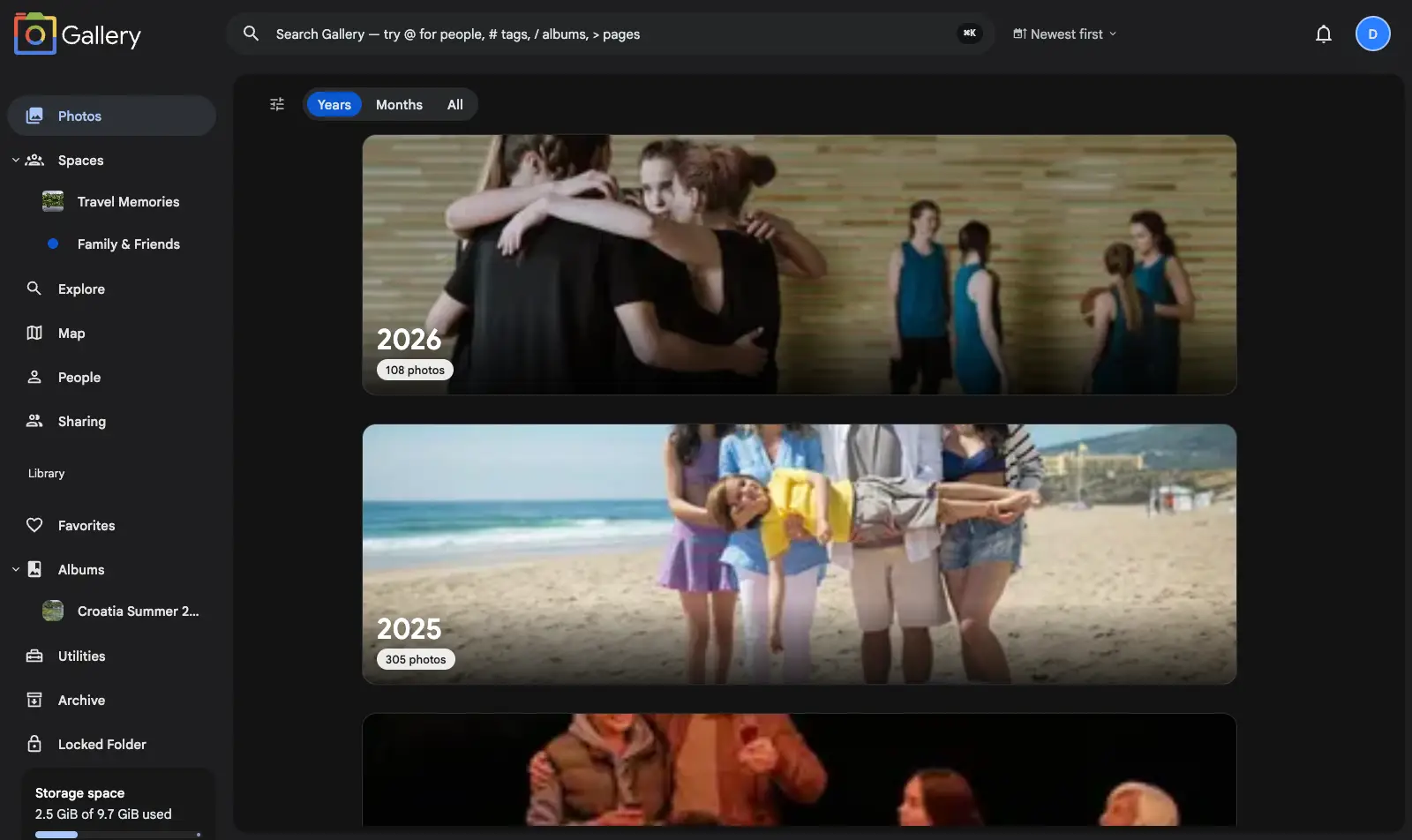 Timeline Grouping screenshot